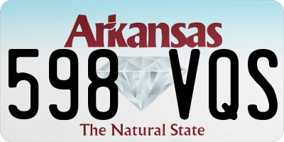 AR license plate 598VQS