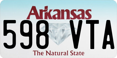 AR license plate 598VTA