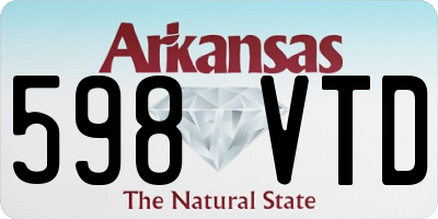 AR license plate 598VTD
