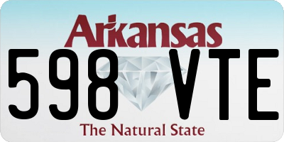 AR license plate 598VTE