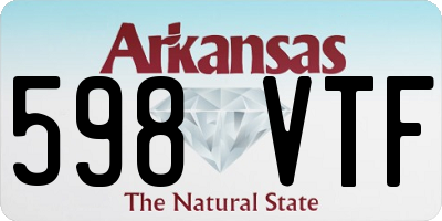 AR license plate 598VTF