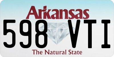 AR license plate 598VTI