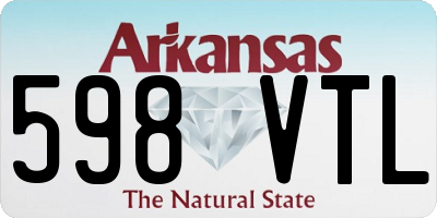 AR license plate 598VTL