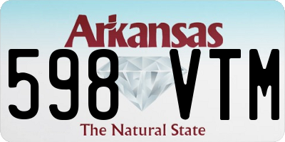 AR license plate 598VTM