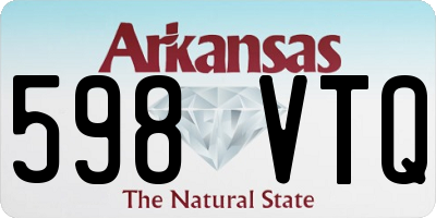 AR license plate 598VTQ
