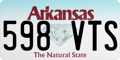 AR license plate 598VTS