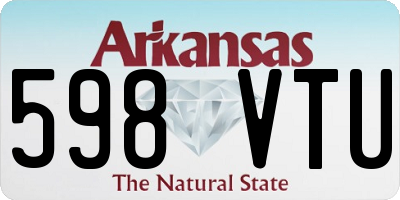 AR license plate 598VTU
