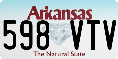 AR license plate 598VTV