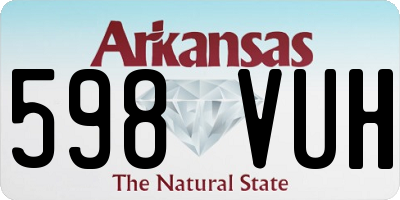 AR license plate 598VUH