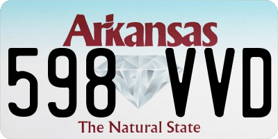 AR license plate 598VVD