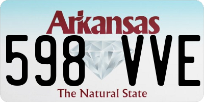 AR license plate 598VVE