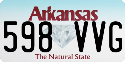 AR license plate 598VVG