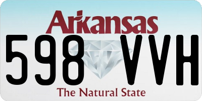 AR license plate 598VVH