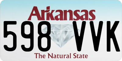 AR license plate 598VVK