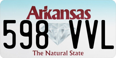 AR license plate 598VVL