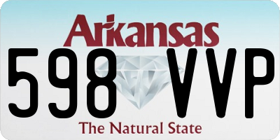 AR license plate 598VVP