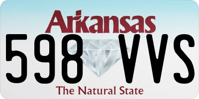 AR license plate 598VVS