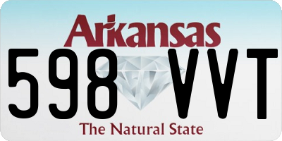 AR license plate 598VVT