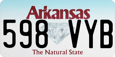 AR license plate 598VYB