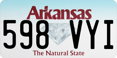 AR license plate 598VYI