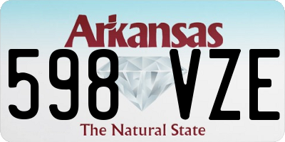 AR license plate 598VZE