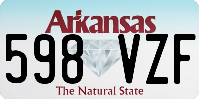AR license plate 598VZF