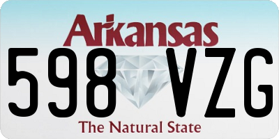 AR license plate 598VZG