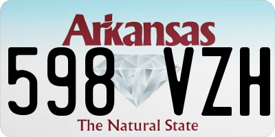 AR license plate 598VZH