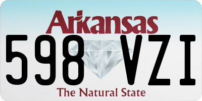 AR license plate 598VZI