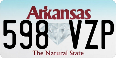 AR license plate 598VZP