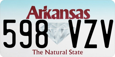AR license plate 598VZV