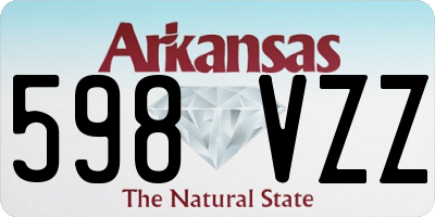 AR license plate 598VZZ