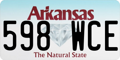 AR license plate 598WCE