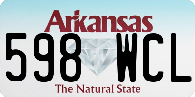 AR license plate 598WCL