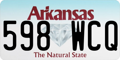 AR license plate 598WCQ