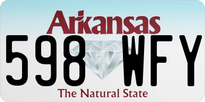 AR license plate 598WFY