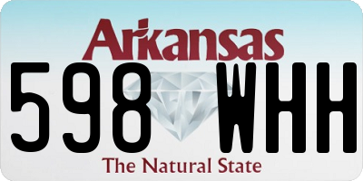 AR license plate 598WHH