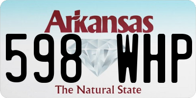 AR license plate 598WHP