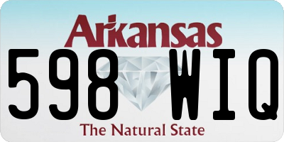 AR license plate 598WIQ
