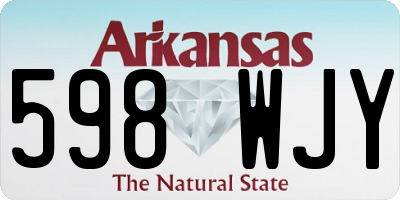 AR license plate 598WJY