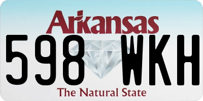 AR license plate 598WKH