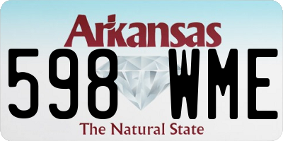 AR license plate 598WME