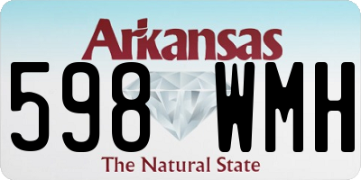 AR license plate 598WMH