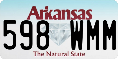 AR license plate 598WMM