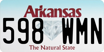 AR license plate 598WMN