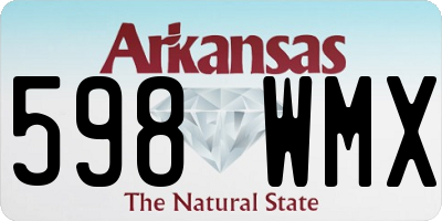 AR license plate 598WMX