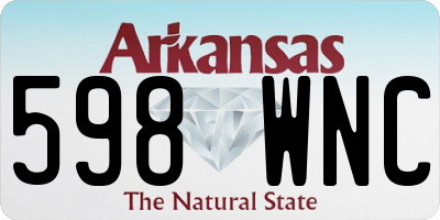 AR license plate 598WNC