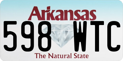 AR license plate 598WTC