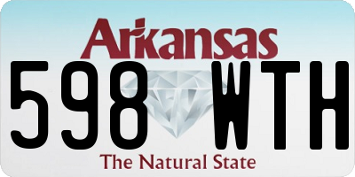 AR license plate 598WTH