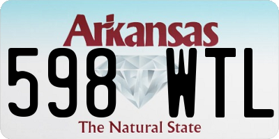 AR license plate 598WTL